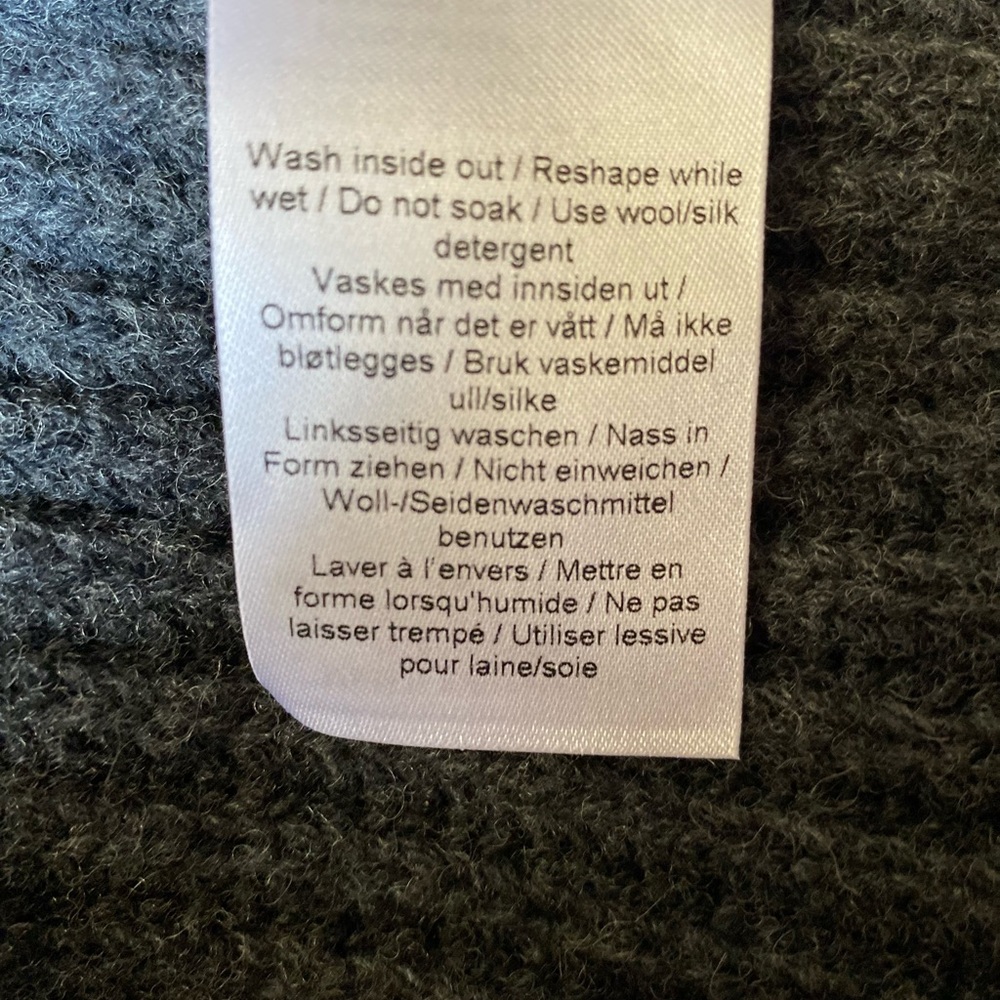 Ganni Gray Wool Rib knit Sweater - Picture 8 of 8